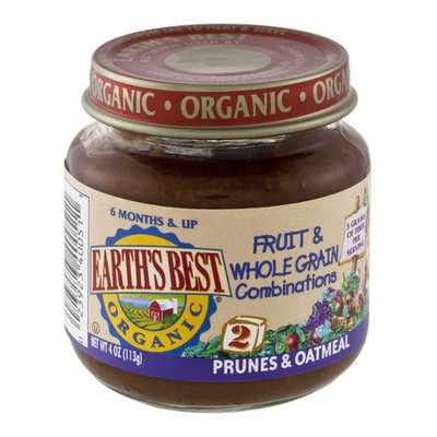 Earth's Best Organic Fruit & Whole Grain Combinations Stage 2 Prunes & Oatmeal