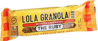 Lola Granola Bar The Ruby - with Cranberries - 2.1 oz Bars, (Pack of 12)