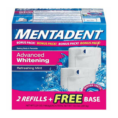 Mentadent Advanced Whitening Refreshing Mint Toothpaste