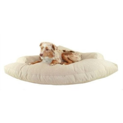 Hidden Valley Khaki and Fleece Corner Pet Bed, X-Large