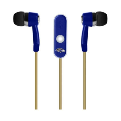 Baltimore Ravens Earbuds with Microphone