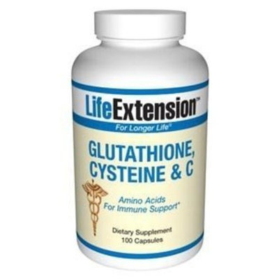 Life Extension L-Glutathione, L-Cysteine & C 750 mg - 100 - Capsule