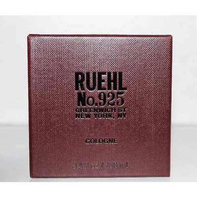 Ruehl No 925 Cologne Spray for Men 3.4 Oz / 100 Ml, Discontinued Scent and Hard to Find