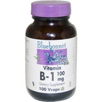 Bluebonnet Nutrition, Vitamin B-1, 100 mg, 100 Vcaps