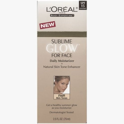 L'Oréal Paris Glow Face Moist + Skin Tone Enhancer Spf 15 Fair