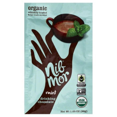 Nibmor Drinking Chocolate Mix Mint 1.05 Ounce -Pack of 6