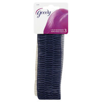 Goody Products Inc. Ouchless Neutral Wide Elastic Rouched Headwrap, 3 CT