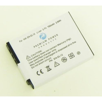 Premium Power Products Premium Power EN-EL12 Compatible Battery 750Mah En-El12 for use with Nikon Digital Cameras