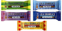 Lola Granola Bar The Ellie - with Cashews and Dates - 2.1 oz Bars, (Pack of 12)