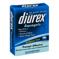 Diurex Aquagels Caffeine Free Diuretic Soft Gel Capsules - 24 CT