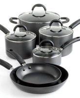Martha Stewart Collection Hard Anodized 10 Piece Cookware Set