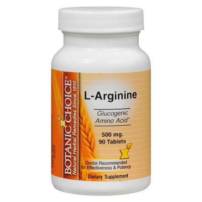 Botanic Choice L-Arginine 500 mg Dietary Supplement Tablets
