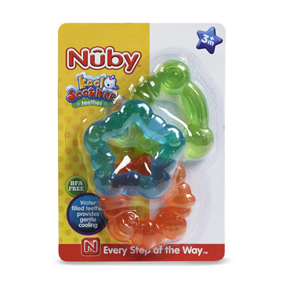 Nuby Infant's 3 Pack Water Filled Teethers - LUV N' CARE, LTD.