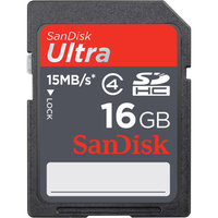 SanDisk Sandisk SDSDRH016GA11 16GB Ultra II SD-Highcapacity SDHC Memory Card