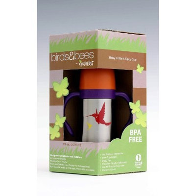 Earthlust Birds and Bees Baby Bottle, Birds