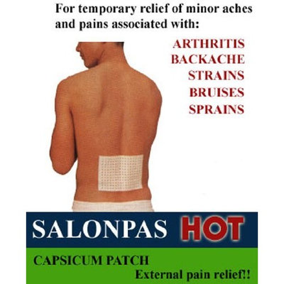 Salonpas Arthritis Pain Relieving Patch Comfort Stretch Box of 5 Patches (2.75 x 3.94 in)