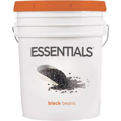 Emergency Essentials SuperPail Black Beans, 41 lbs