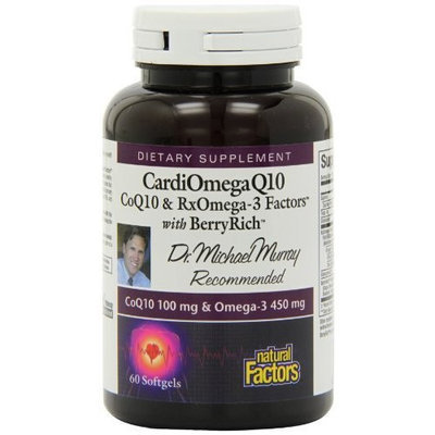 Natural Factors Cardiomega Q10 Softgels, 60-Count
