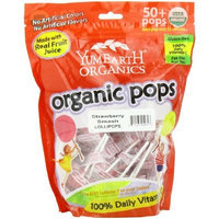 Yummyearth YumEarth Organic Strawberry Smash Lollipops, 12.3 Ounce Bag (Pack of 4)