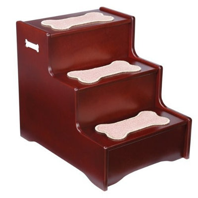Pet Studio MDF A Step Above Pet Stairs, Mahogany