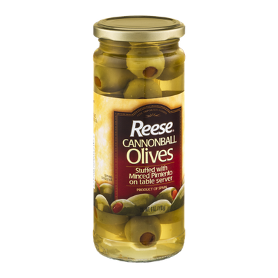 Reese Cannonball Olives Stuffed with Minced Pimiento