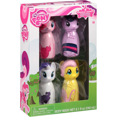 My Little Pony Magical Scents Body Washes Bath Gift Set, 4 pc