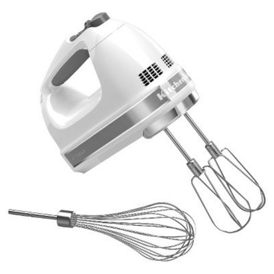 KitchenAid 7-Speed Hand Mixer- White KHM7210