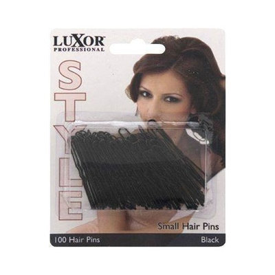 Luxor Professional Style Small Hair Pins 100 Hair Pins - Black Model No. 5156BK