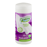 GreenShield Organic Surface Wipes Fresh Scent - 35 CT