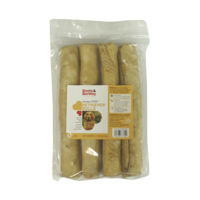 Boots & Barkley Boots and Barkley Chicken Flavored Rawhide Retriever Rolls - 4 pk.