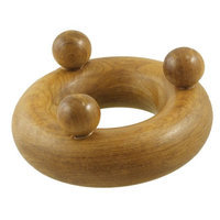 Mini Wood Circle Shaped Arms Legs Massage Massager