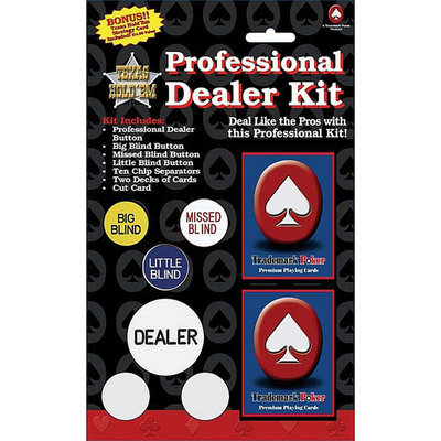 Trademark Poker Texas Hold'em Pro Dealer Kit