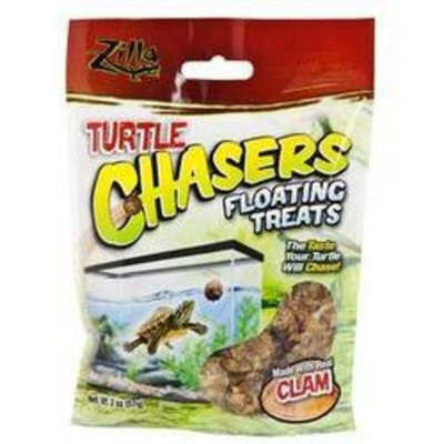 Mojetto R-Zilla SRZ09607 Real Clam Turtle Chasers Floating Treat, 2-Ounce
