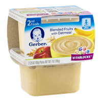 Gerber® 2nd Foods Blended Fruits with Oatmeal