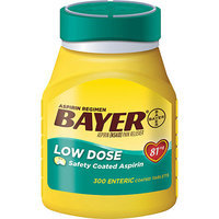 Bayer Low Dose 81mg Aspirin Regimen