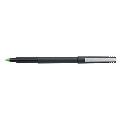 Uniball uni-ball Roller Ball Stick Dye-Based Pen, Fine- Green Ink (12 per