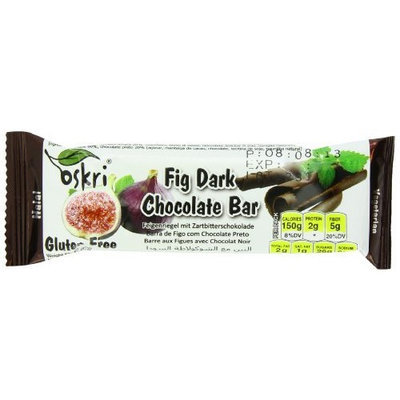 Oskri Organics Oskri Fig Bar with Dark Chocolate, 1.9-Ounce (Pack of 20)