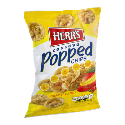 Herr's Cassava Popped Chips Chipotle Mango