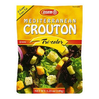 Osem Mediterranean Tri-Color Croutons, 5.25-Ounce Packages (Pack of 8)