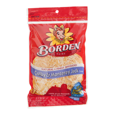 Borden Colby & Monterey Jack Cheese Shredded