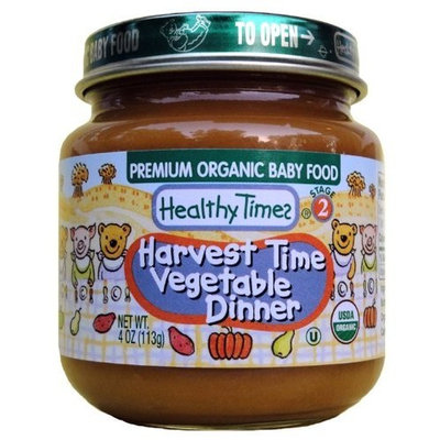 Healthy Times Organic Baby Food, Harvest Time Vegetable Dinner, 4-Ounce Jars (Pack of 12)