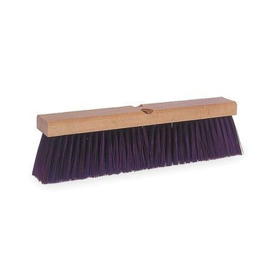 TOUGH GUY 2PYV6 Push Broom, Maroon Synthetic, Garage