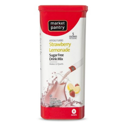 market pantry Market Pantry Sugar-Free Strawberry Lemonade Drink Mix 2.7-oz.