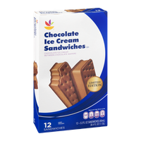 Ahold Chocolate Ice Cream Sandwiches - 12 CT
