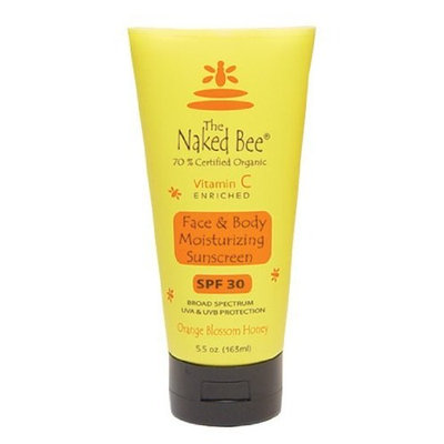 The Naked Bee Vitmin C Moisturizing Sunscreen SPF 30, 5.5 oz (163 ml.)