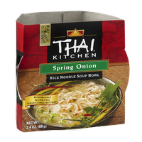 Thai Kitchen Soup Bowl Rice Noodle Spring Onion