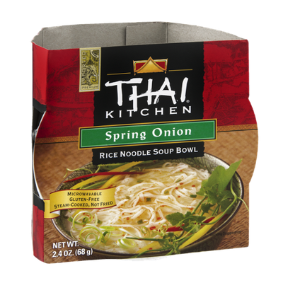 Thai Kitchen Soup Bowl Rice Noodle Spring Onion