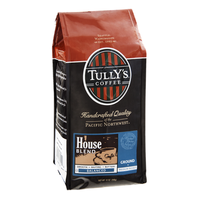 Tully's Coffee House Blend Medium Roast Ground Coffee