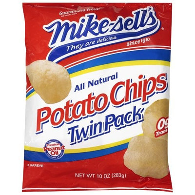 Mike-sell's Mike-Sell?s Regular Potato Chips Twin Pack, 10 oz