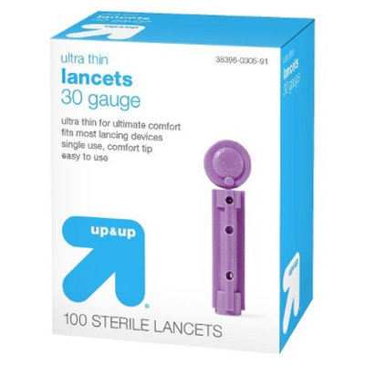 up & up up&up Ultra Thin Sterile 30 Gauge Lancets -100 Count
